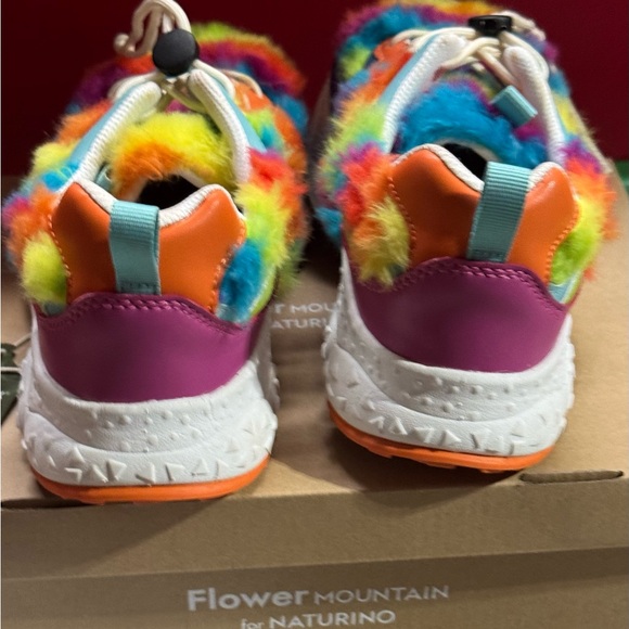 Naturino/Flower Mountain Colorful Furry Sneakers - Picture 7 of 12